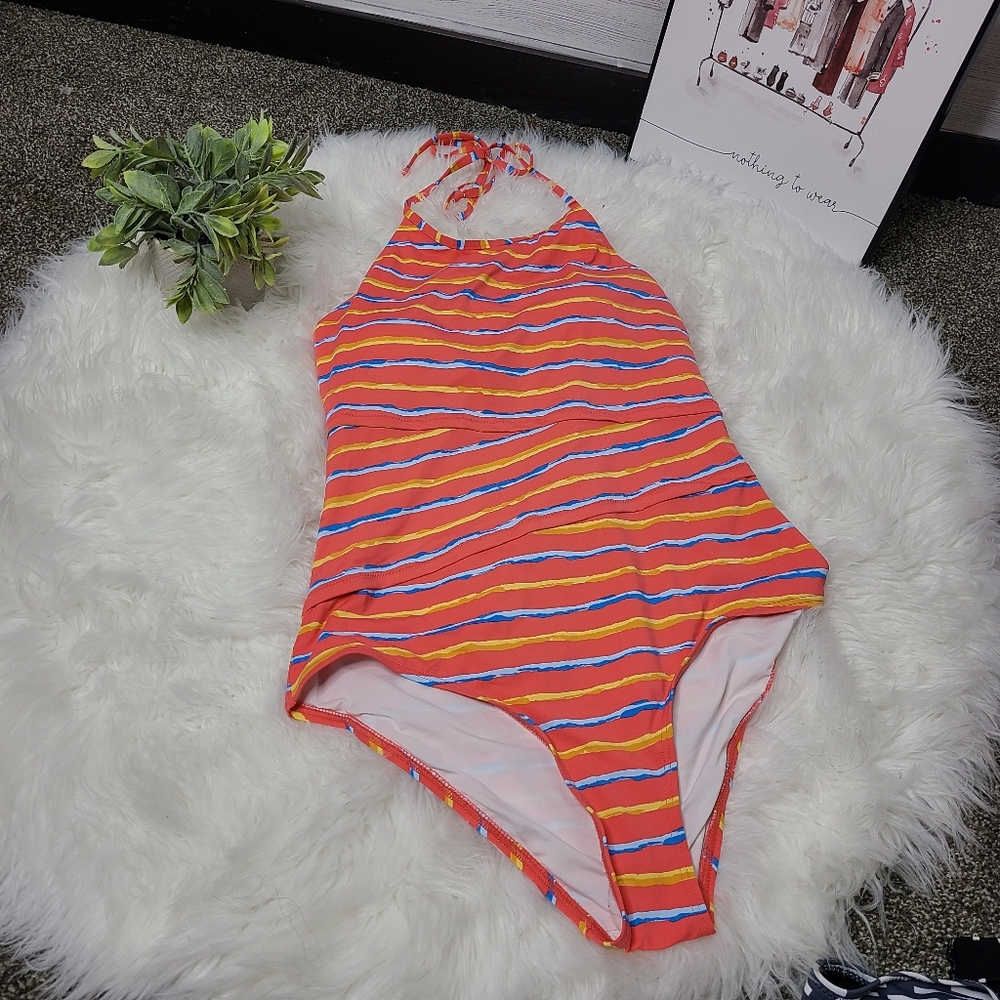 J. McLaughlin One Piece Nicola Swimsuit Sz 12